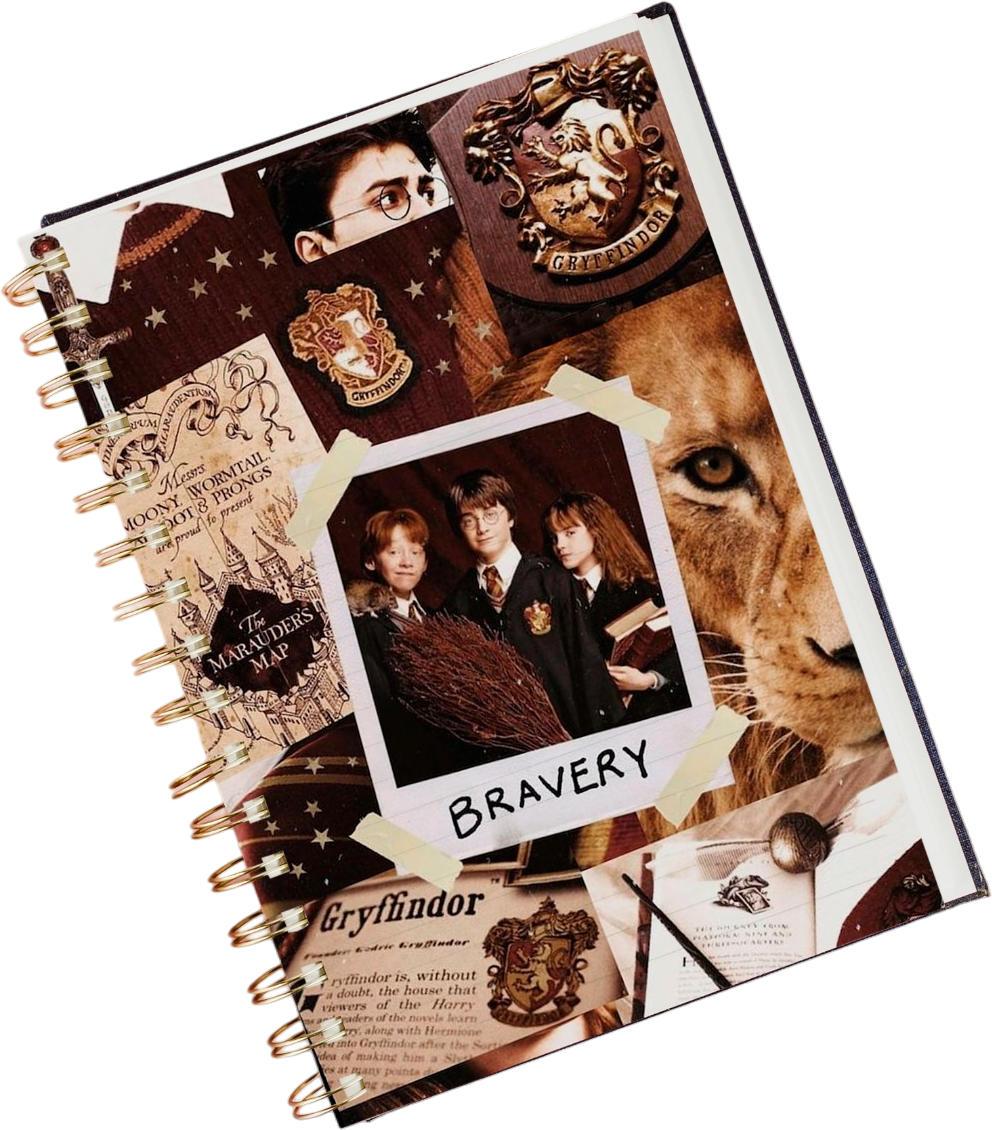 AGENDA LIBRETA HARRY POTTER CON STICKER