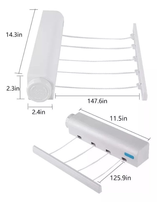 TENDEDERO RETRÁCTIL PARA PARED