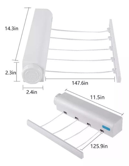 TENDEDERO RETRÁCTIL PARA PARED